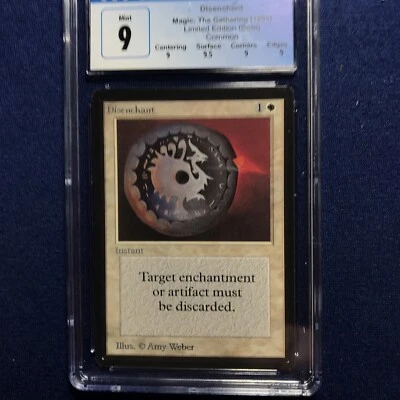 MTG Beta Disenchant CGC 9 Quad+ MINT (9.5 surface) 1993 - Image 1 of 2