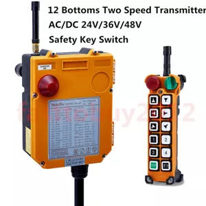 Gru di sollevamento industriale trasmettitore radiotelecomando due velocità 12 tasti 24 V/36 V/48 V - Foto 1 di 8