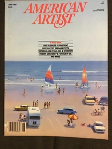 AMERIKANISCHER KÜNSTLER Juni 1985 Rolland Golden Robert Gwathmey Phyllis Plattner - Bild 1 von 2
