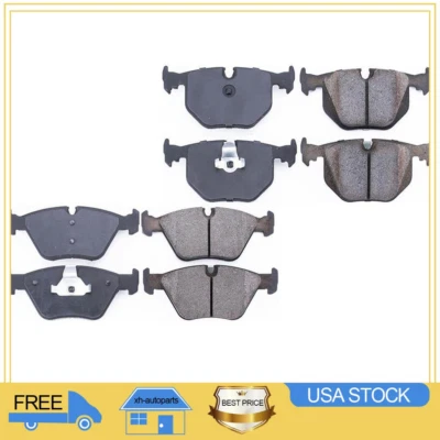 Pastillas de freno delanteras y traseras de cerámica Power Stop para BMW 330i 2001-2003 2004 2005 Foto 1 de 4