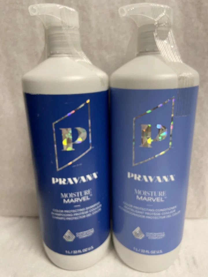 Pravana Moisture Marvel Shampoo & Conditioner 33 fl.oz Duo For Color Protection - Image 1 of 1