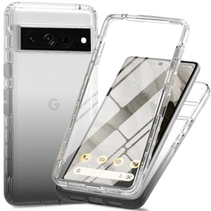 For Google Pixel 9 Pro XL/9A/8/7 Shockproof TPU Case with Screen Protector Cover - Picture 1 of 15