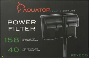 Aquatop Hang-on Power Filter PF-600 for up to 40 Gal Aquariums - Picture 1 of 1