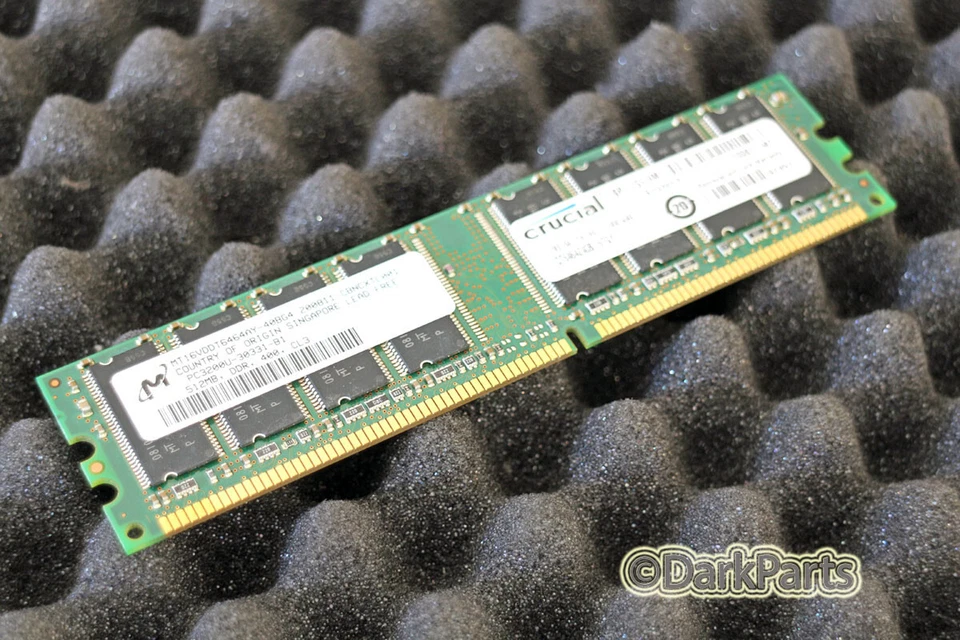 Micron MT16VDDT6464AY-40BG4 512MB Memory RAM DDR 400 - Image 1 of 1