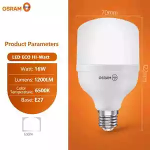 OSRAM Ledvance LED Eco HI-Watt 16W 865 E27 220V T Shape Bulb 1200LM 6500K White - Picture 1 of 6