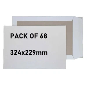 Blake Purely Packaging Board Backed Envelope C4 120gsm Peel and Seal Pack of 68 - Picture 1 of 2