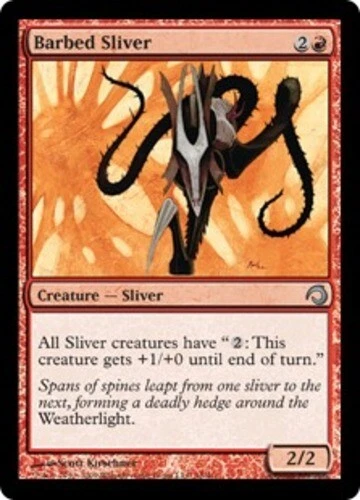Barbed Sliver - Foil ~ Heavily Played Premium Deck Series: Slivers MTG Magic Ult - Image 1 of 1