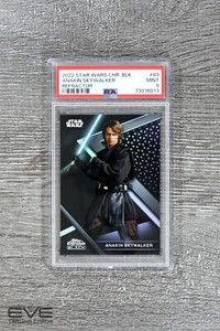 2022 Topps Star Wars Chrome Black #83 Anakin Skywalker Refractor /199 - PSA 9