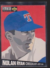 Nolan Ryan Cards Inserts Vintage Premium Collection LOOK