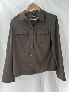 Norton McNaughton Shacket donna taglia 10 marrone classico carriera donna pranzo - Foto 1 di 10