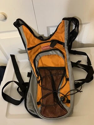 Mochila ajustable Coleman naranja negra Foto 1 de 4