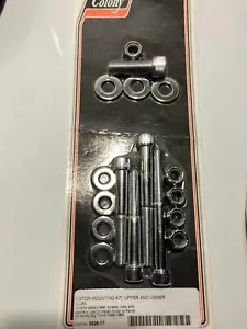 ENGINE MOUNT HARDWARE ALLEN HEAD HARLEY PAN HEAD SHOVEL 1948/84 CHROME - Picture 1 of 1