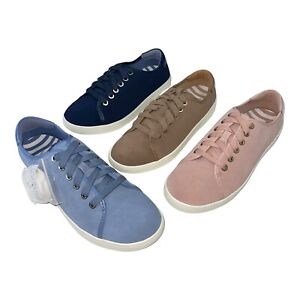 Vionic Sunny Brinley Sneakers Water Resistant Suede Lace Up Shoes Cushioned 