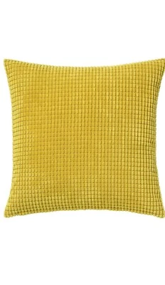 Chenille yellow Pillow Case  - Image 1 of 3