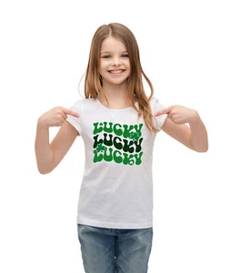 Camisa retro de la suerte, camisa retro de la suerte del día de San Patricio, día de la suerte de San Patricio - Imagen 1 de 8