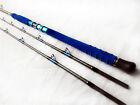 Double tips game fishing Pelagic 2 Sections boat fishing rod 35kg saltwater  rod