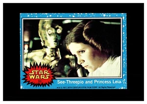1977 Topps Star Wars #51 See-Threepio and Princess Leia - Picture 1 of 2