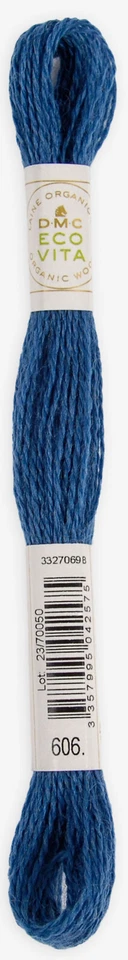 DMC Eco Vita Naturally Dyed Crewel Wool Embroidery Thread - Color 606 - Image 1 of 1