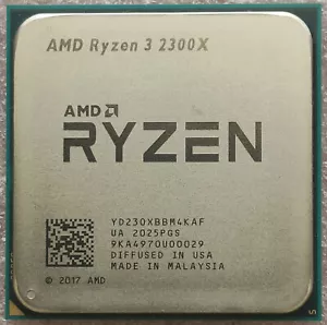 AMD Ryzen 3 2300X - YD230XBBM4KAF 3.50GHz 4-Cores Socket AM4 - Picture 1 of 4