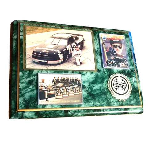 Dale Earnhardt NASCAR Plaque Gold Cup 94 #3 Goodwrench 6 Time Winston Cup VTG Cover