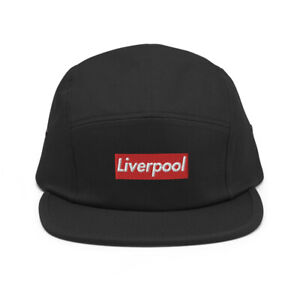 Liverpool FC Fashion Supreme Design Embroidered 5 Panel Cap Soccer Football Hat