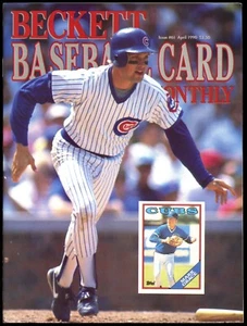 Mark Grace April 1990 Beckett Baseball Monthly Magazine #61 - Picture 1 of 2