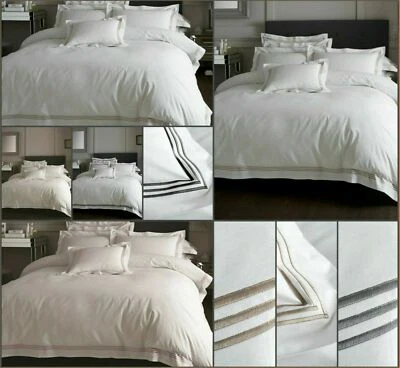 Hotel Collection Duvet Quilt Cover Bedding Set With Pillowcases All Sizes DEVORE