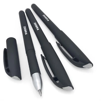 Zebra - ZGE Gel Ink Stick Rollerball Pen - 0.7mm Nib - Matte Barrel - Black Ink