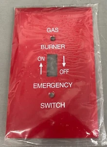 LOT OF 5 Mulberry 1-Gang Gas Burner Red 41023 - Picture 1 of 2