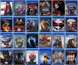 Blu Ray Superhero Comic Cult Films Pick Your own bundle from 99p MAX £3.50 P&P - Picture 1 of 28
