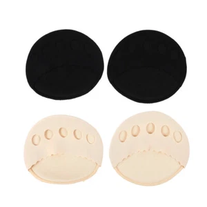 2 Pairs Support Half Toe Socks Ladies Seamless Toe Topper Liner Foot - Picture 1 of 11