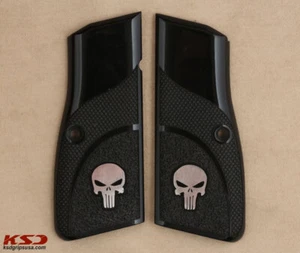 Empuñaduras acrílicas negras compatibles con alta potencia marca KSD Browning doble comprobación - Imagen 1 de 2