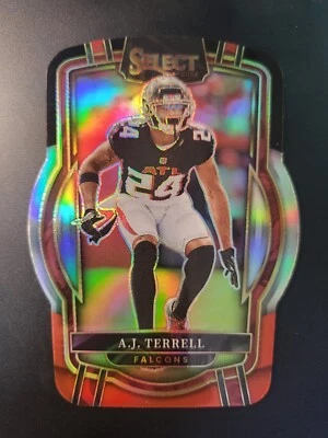 2022 Select A.J. TERRELL CLUB DIE CUT HOLO PRIZM card #296 - Image 1 of 2