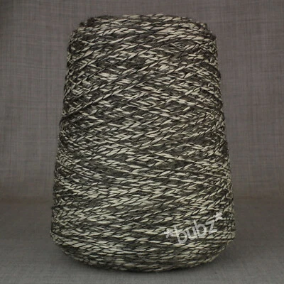 BRITISH RARE BREED PURE JACOB WOOL YARN 400g CONE DOUBLE KNITTING DK ECRU TWEED - Image 1 of 4