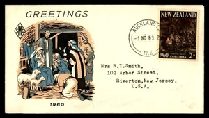 Mayfairstamps New Zealand FDC 1960 Christmas Nativity First Day Cover aar_79621 - Picture 1 of 2