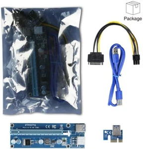 Tarjeta adaptadora elevadora alimentada Ptsaying PCI-E 16x 8x 4x 1x - Imagen 1 de 3