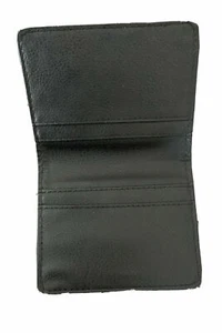 Nayt Set Of 5 ID Window Pocket Wallet Credit Card Holder Leather Wallet Black - Picture 1 of 7