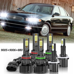 6X Fits Buick Regal 1997 1998-2004 HEADLIGHTS Fog Lights Bulbs Combo 11000lm LED - Picture 1 of 15