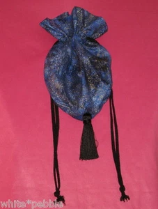 Monedero/bolso/tote hecho a mano - Bolso de noche/bolso de regalo - Azul/Dorado Destacados LIQUIDACIÓN - Imagen 1 de 2