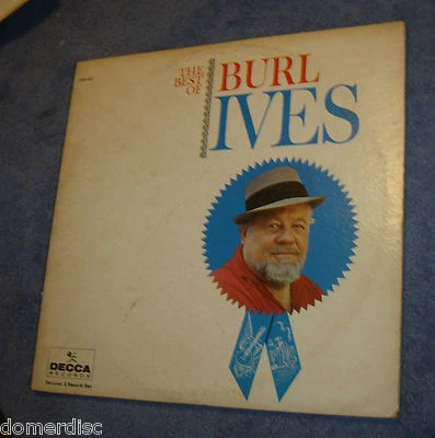 The Best Of Burl Ives 2 LP  Decca Gatefold Cover Blue Tail Fly Inner Sleeves - Image 1 of 4