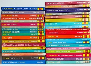 Vintage Used Haynes Car Manuals - Pick Your Manual - Picture 1 of 421