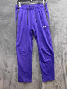 Nike Pants Mens Large Purple Dri Fit Tapered Training Track 836120 552 - Foto 1 di 15