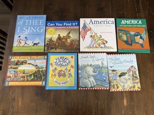 America United States History Series Children's Educational Books Lot of 8 - Picture 1 of 2