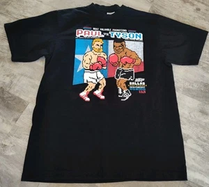 Mike Tyson VS Jake Paul Fight Shirt MVP Official Authentic Size L Shaka Wear EUC - Picture 1 of 12