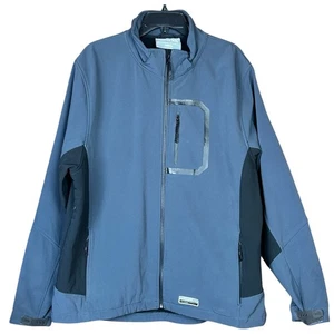 Tresspass Herren Jacke Gr. XL bläulich grau Softshell wasserdicht winddicht Outdoor - Bild 1 von 12