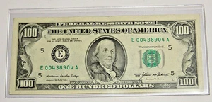 Lightly Circulated Small Head $100 FRN note - Series 1985-Richmond F2171E - Picture 1 of 4