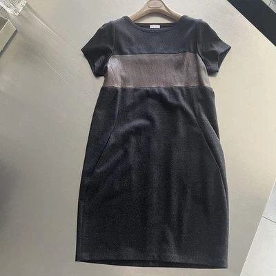 Brunello Cucinelli 羊毛皮革裙 — 第 1/4 张图片