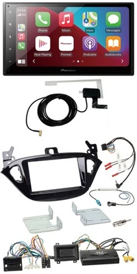 Pioneer USB Bluetooth DAB Lenkrad 2DIN Autoradio für Opel Adam Corsa E ab 2013 P - Bild 1 von 4