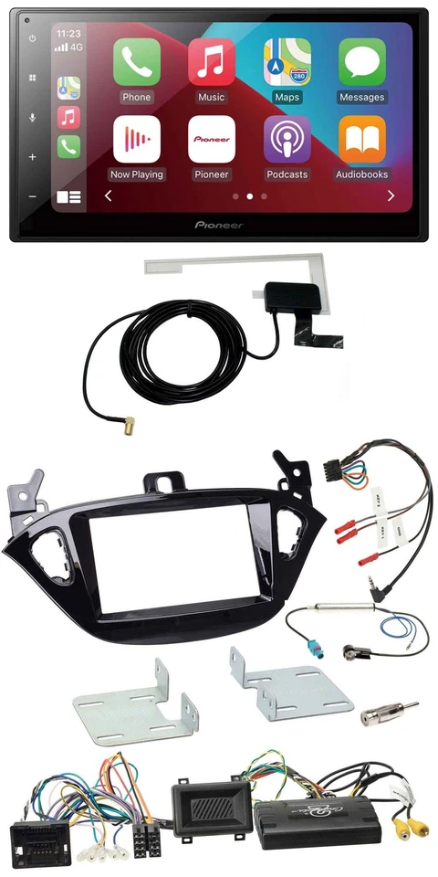 Pioneer USB Bluetooth DAB Lenkrad 2DIN Autoradio für Opel Adam Corsa E ab 2013 P - Bild 1 von 4