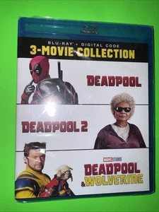 Deadpool: 3-Movie Collection (Blu-ray + Digital) NEW - Foto 1 di 5